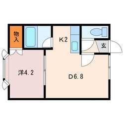 フラットイーストの物件間取画像